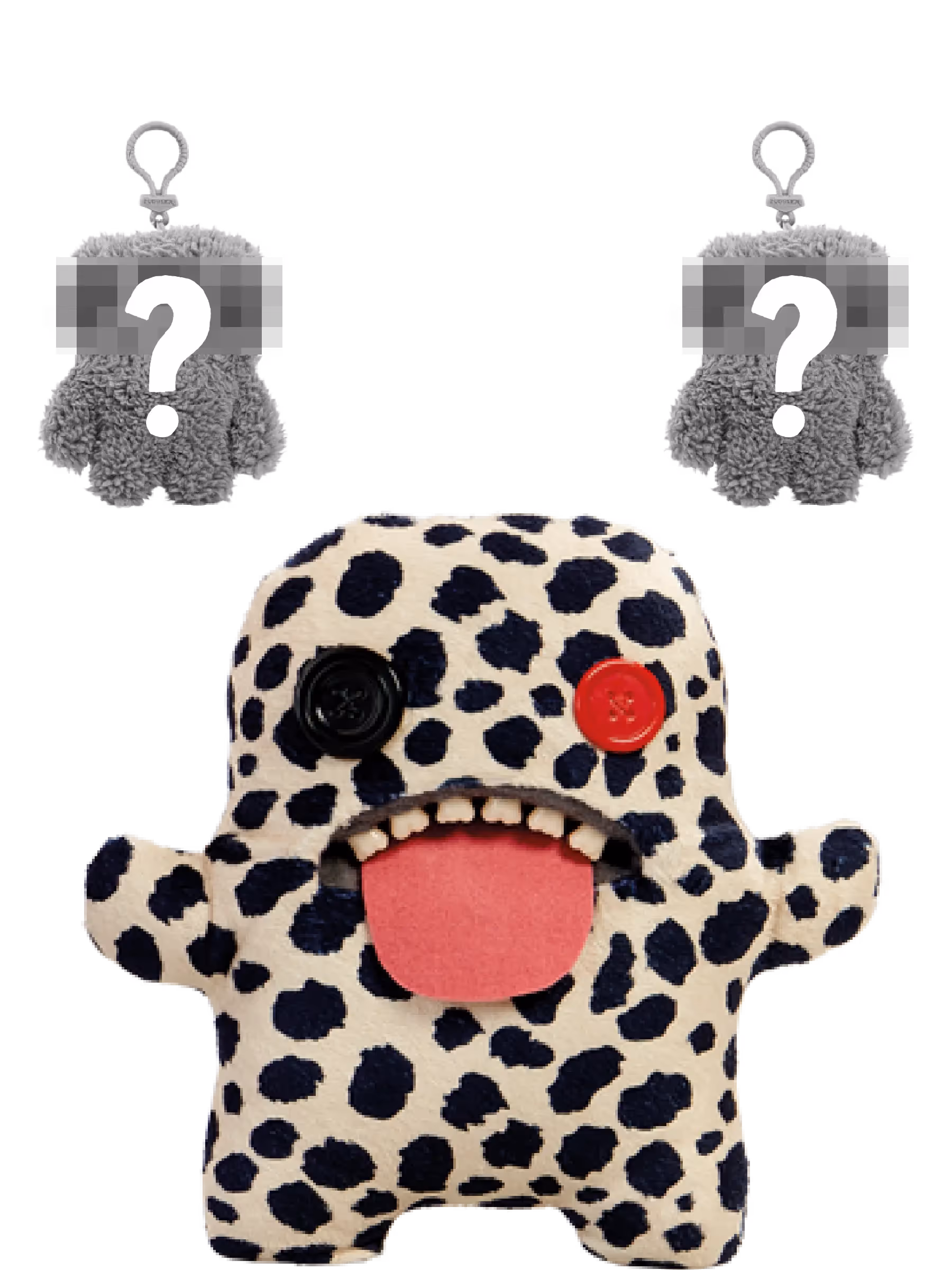 Oogah Boogah White Leopard & Keyring Pack